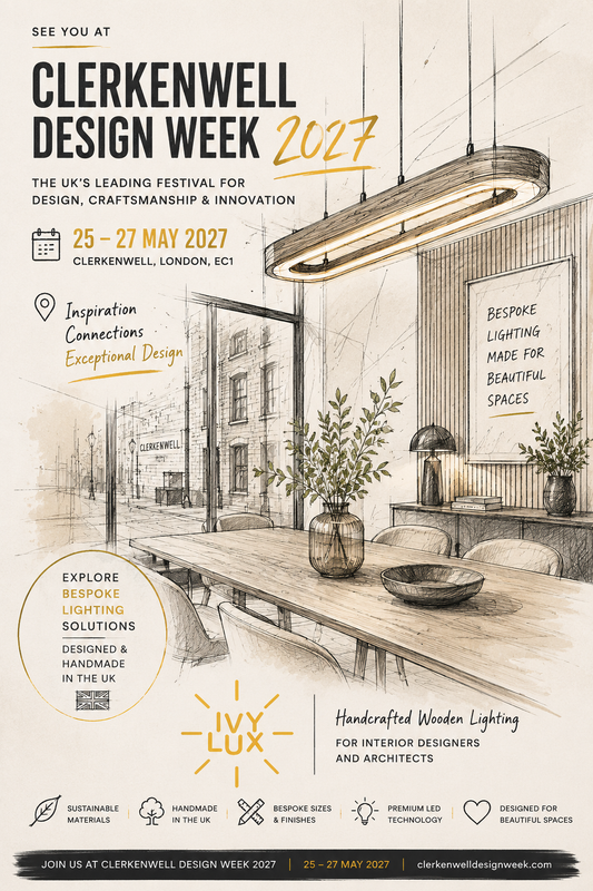 Clerkenwell Design Week 2027: Discover Bespoke Lighting Solutions for Your Next Interior Project